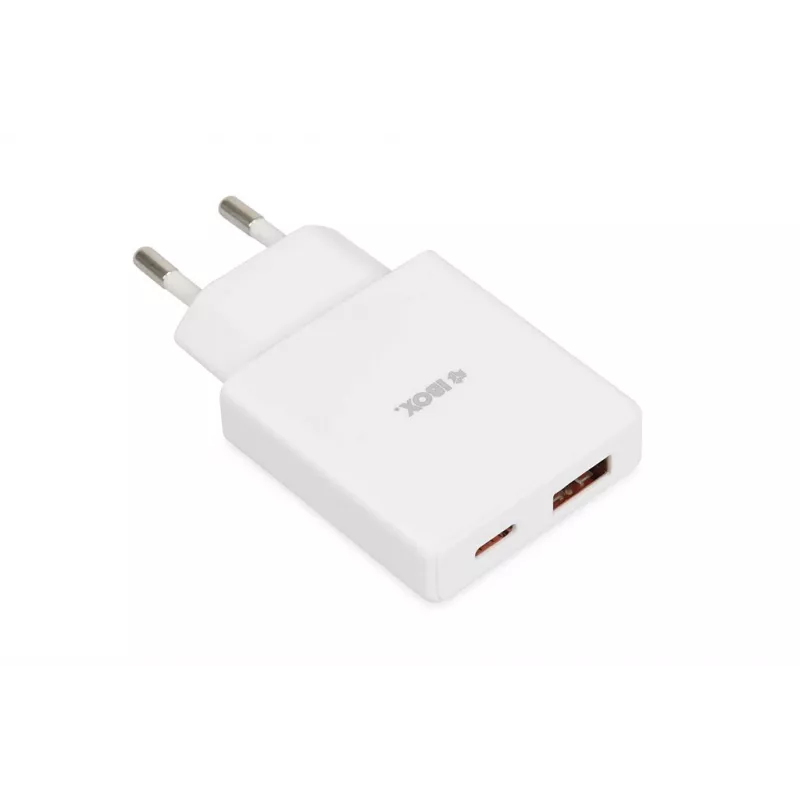 iBox ILUC43W -laturi mobiililaitteille yleismalli valkoinen AC sisäkäyttöön