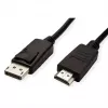 Kaapeli ROLINE 11445780 1 m DisplayPort - HDMI musta