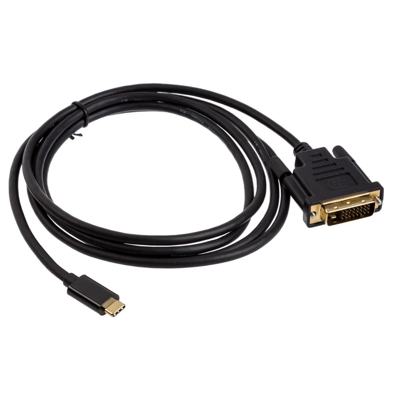 Akasa USB Type-C - DVI -sovitinkaapeli, musta (AK-CBCA10-18BK)
