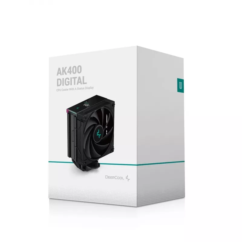 DeepCool AK400 DIGITAL prosessorin ilmajäähdytin 12 cm musta 1 kpl