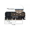 Laajennuskortti, sovitin M.2 NVMe M-Key PCI-E Savio AK-41