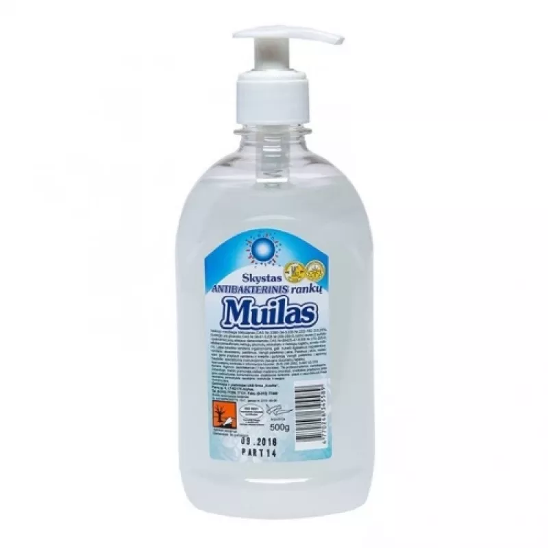 Nestesaippua, antibakteerinen, annostelijalla, 500 ml