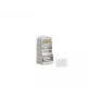 LANBERG RJ-45-liitin PLS-6000 Cat6 F/UTP läpinäkyvä valkoinen, 100 kpl:n pakkaus