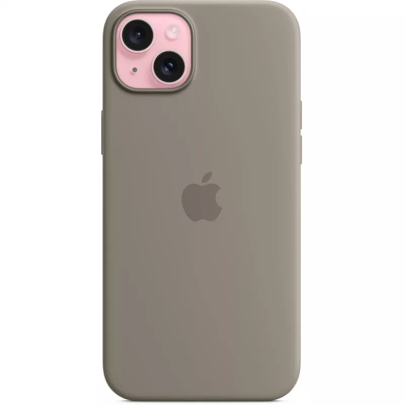 Silikonikuori Apple iPhone 15 Plus MagSafe Clay