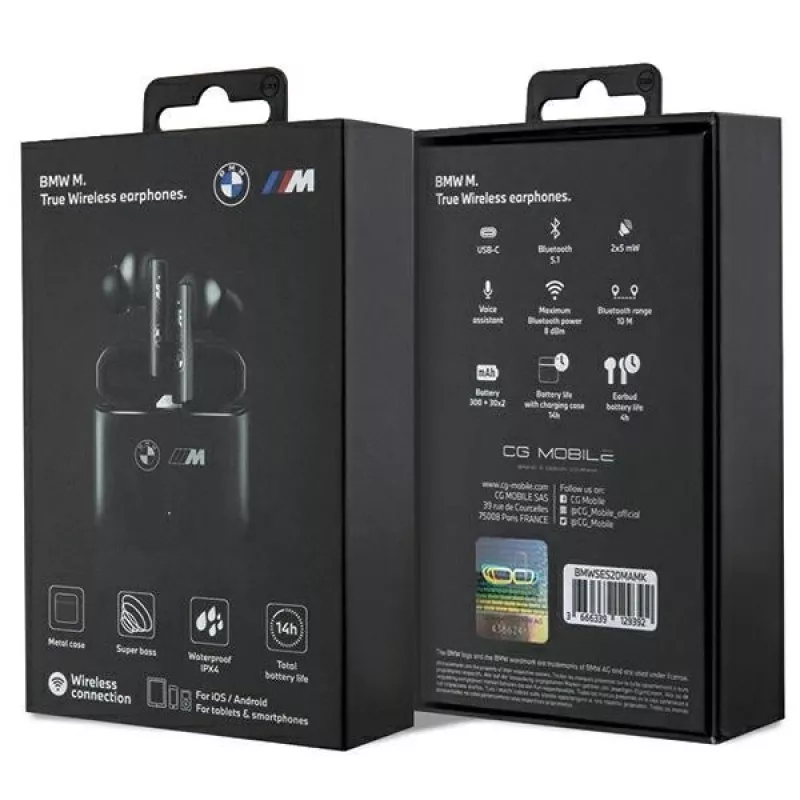 Bluetooth-kuulokkeet TWS BMWSES20MAMK musta