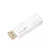 Kaapelin sukupuolenmuunnin LogiLink CV0100 DisplayPort HDMI valkoinen