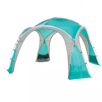 Event Dome Shelter XL, 4,5 x 4,5 m, paviljonki vaaleansininen/harmaa