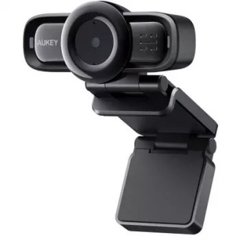 Aukey PC-LM3 Stream Series automaattitarkennus Full HD -verkkokamera 1/3 tuuman CMOS-kennolla musta