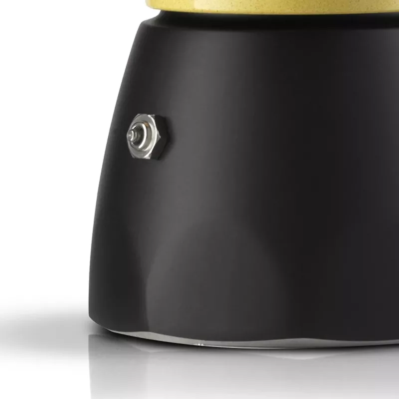 Mokkapannu Bialetti Orzo Express musta keltainen