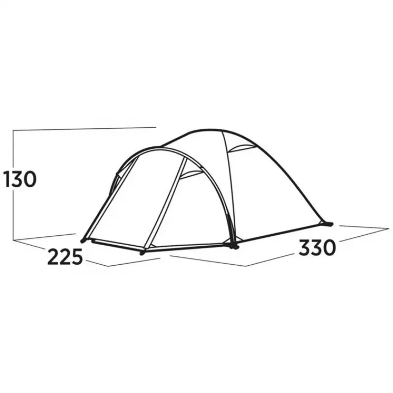 Easy Camp Setesdal 4 vihreä kupoli-/iglu-teltta
