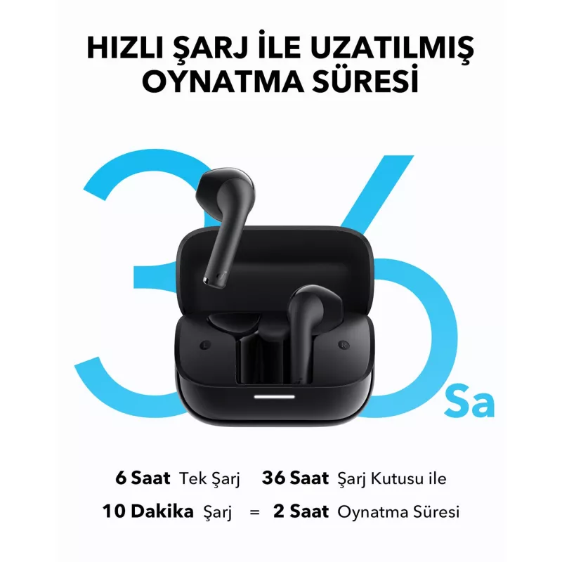 In-Ear True Wireless -kuulokemikrofoni Anker Soundcore A3994G11 K20i, USB-C, musta, intraauraalinen