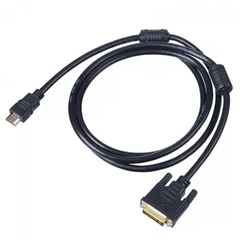 Akyga AK-AV-11 HDMI-DVI-D-kaapeli (24+1), 1,8 m, musta