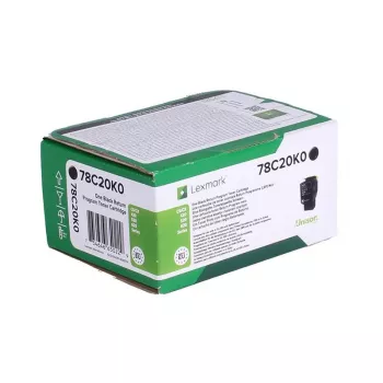 Lexmark 78C20K0 värikasetti 1 kpl alkuperäinen musta