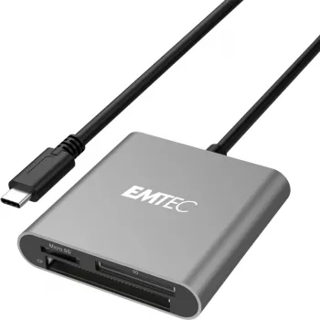 Kortinlukija Emtec ECCAREADT610C USB 3.1 harmaa