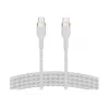 Belkin BOOSTCHARGE PRO Flex USB-kaapeli 1 m USB 2.0 USB-C valkoinen (CAB011BT1MWH)