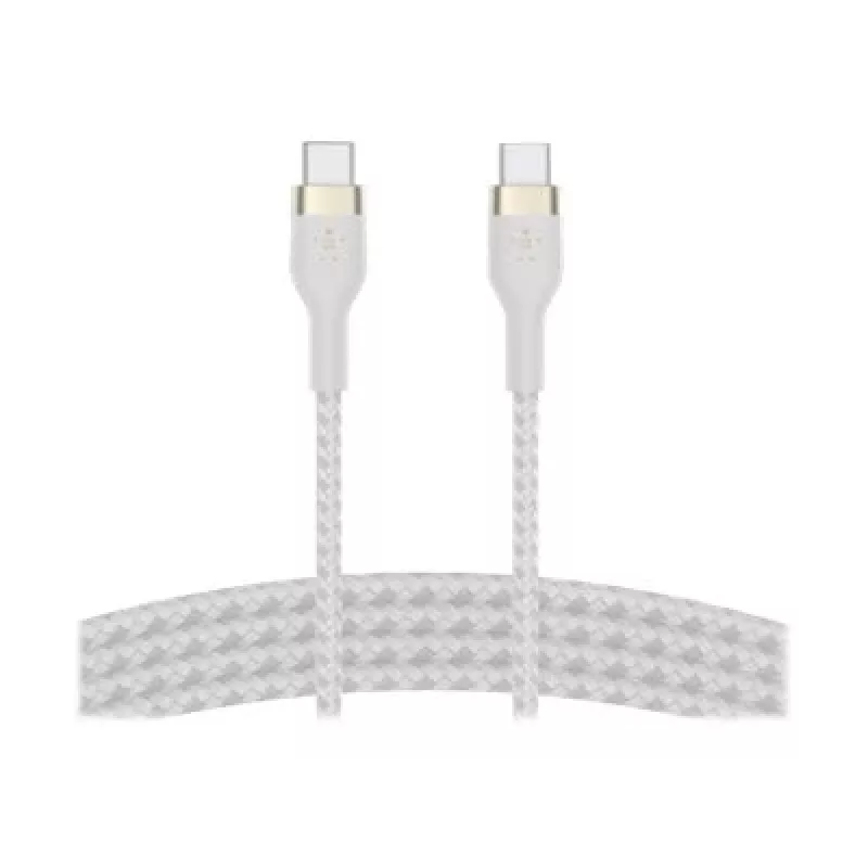 Belkin BOOSTCHARGE PRO Flex USB-kaapeli 1 m USB 2.0 USB-C valkoinen (CAB011BT1MWH)