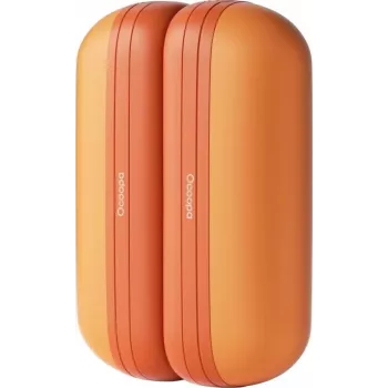 Uudelleenladattava käsienlämmitin Ocoopa UT2s Mini, 5200 mAh (2×2600 mAh), alumiini, oranssi