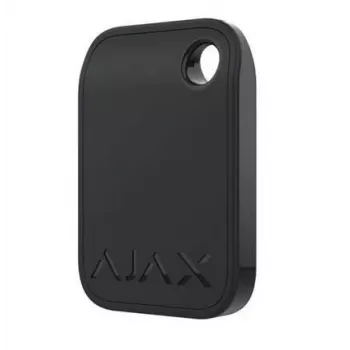 RFID-tarra Ajax Tag musta — 13,56 MHz, 32×45×6 mm, yhteensopiva KeyPad Plus -laitteen kanssa