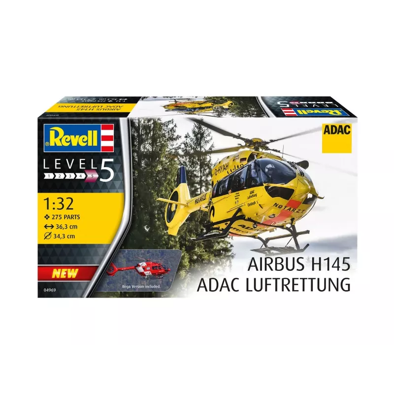 Muovimalli H145 ADAC/REGA 1/32