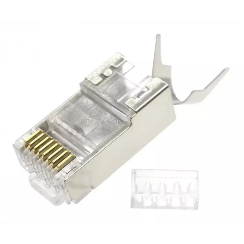 RJ45-liitin GEMBIRD CAT7 8P8C kullattu 15µm FTP/SFTP 50 kpl:n pakkaus