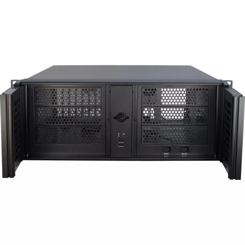 Palvelinkotelo Inter-Tech 4U-4098-S räkki musta