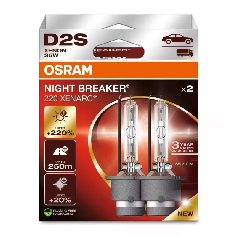 Automotive HID Xenon lamppu Ledvance D2S 85V 35W P32D-2 4500K