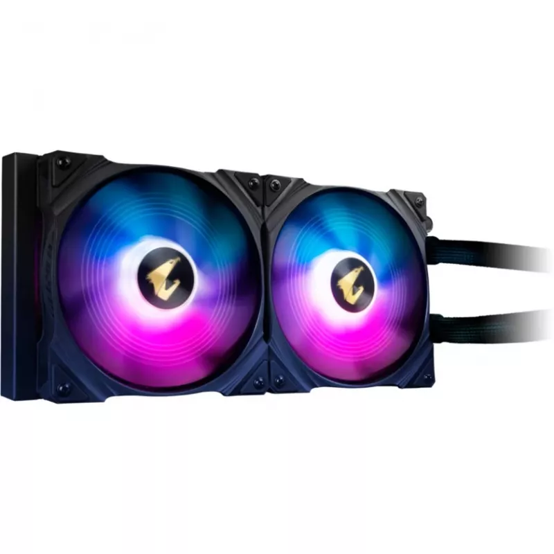 GIGABYTE AORUS WATERFORCE X 280 prosessorin all-in-one-nestekierrojäähdytin, musta, 1 kpl