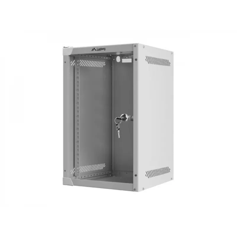 Seinäkotelo LANBERG WF10-2309-10S 9U, 280×310×469 mm, 20 kg kantavuus, harmaa