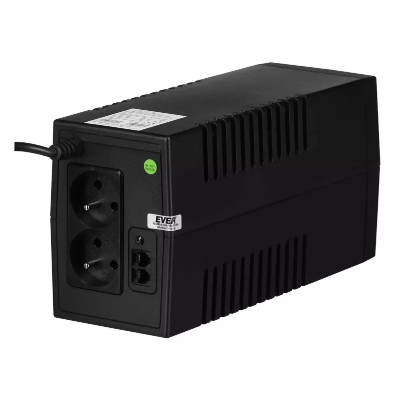 Ever EASYLINE 850 AVR USB Line-Interactive 0,85 kVA 480 W 2 AC-lähtöä