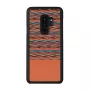 Älypuhelinkotelo man and wood Samsung Galaxy S9 Plus – ruskea ruutukuvio mustalla reunalla