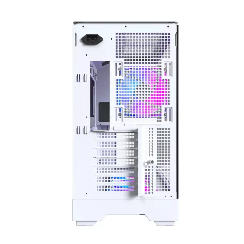 PC-kotelo Montech KING 45 PRO (W) — valkoinen Midi-Tower Micro-ATX / Mini-ITX