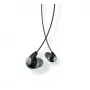Shure SE112-GR johdolliset in-ear-kuulokkeet puheluihin/musiikkiin, musta, harmaa