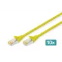 Digitus DK-1644-A-020-Y-10 Ethernet-verkkopatchkaapeli keltainen