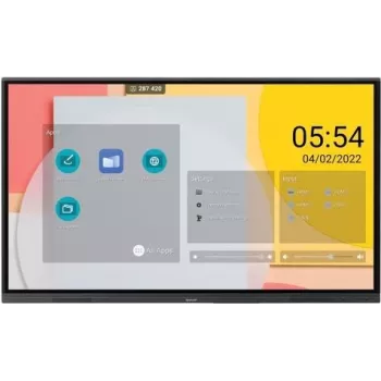 Sharp PN-L862B interaktiivinen valkotaulu 2,18 m (86 tuumaa) 3840 x 2160 pikseliä kosketusnäyttö musta