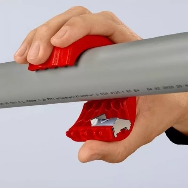 KNIPEX manuaalinen putkileikkuri PVC:lle ja tiivistemuhveille