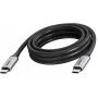 USB-C–USB-C-kaapeli VISION TC 5MUSBC/BL — 5 m, 24-napainen, 100 W, 20 Gbit/s