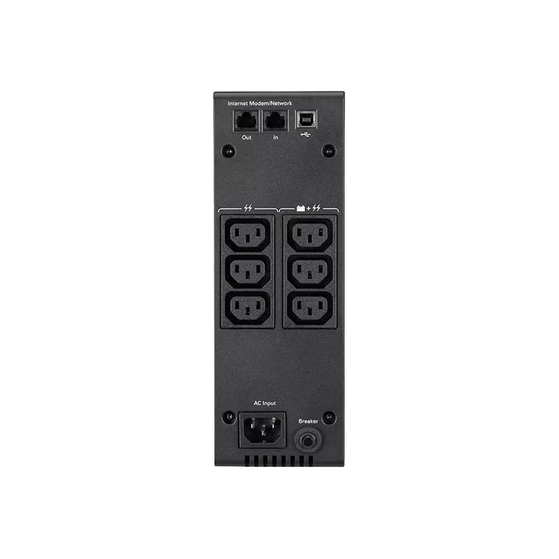 Eaton 5S 700i UPS-laite, Line-Interactive, 700 VA / 420 W, 6 AC-pistorasiaa, USB, tower, musta