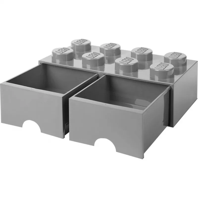 Room Copenhagen - LEGO Brick Drawers 8 - harmaa (40061740) (40061740)