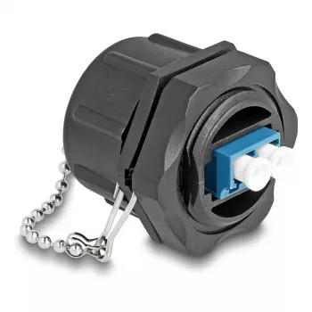 DeLOCK kuituliitin LC Duplex Singlemode IP68 vedenpitävä