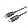 Unitek C11072BK-20M HDMI 2.0 AOC-valokuitukaapeli 20 m, 4K 60 Hz, musta
