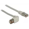 Verkkokaapeli DeLOCK 0,5 m Cat.6A RJ-45 S/FTP harmaa