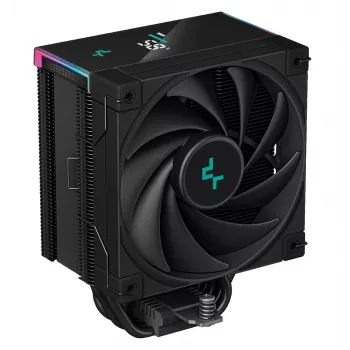 DeepCool AK500S Digital -ilmajäähdytin 120 mm, 5 lämpöputkea, PWM-tuuletin, 1850 kierr./min, 68,99 CFM, 2,19 mmH2O, musta