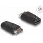 DeLOCK sovitin USB 10 Gbps Type-E Key A uros – USB Type-C naaras musta