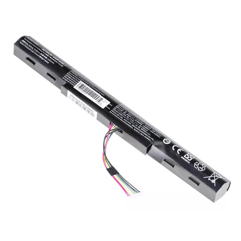 Green Cell AC51 akku Acer Aspire E15/E17 — Li-Ion 14,8 V 2200 mAh 4 kennoa, musta