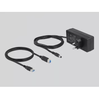 DeLOCK ulkoinen 5 Gbps USB-keskitin 10 portilla + kytkimellä
