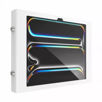 Compulocks iPad Pro M4 13 (2024), Apex Secured Enclosure Wall Mount – kotelo – tabletille – suojattu – lukittava – metallikehys – valkoinen – näyttö