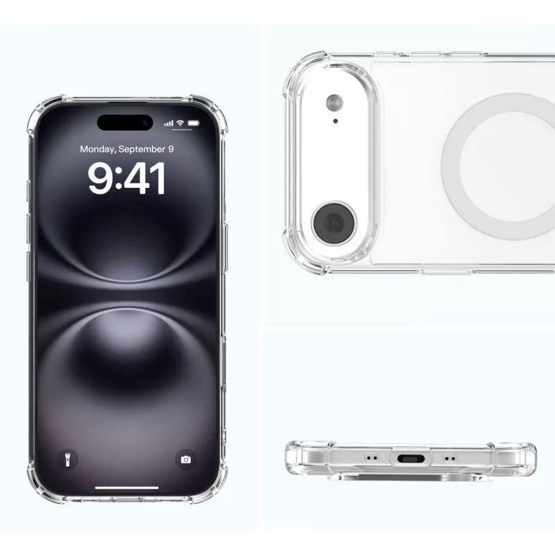Reunasuojakotelo 4smarts Ibiza Apple iPhone 17 Air 16,8 cm läpinäkyvä
