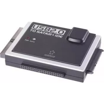 USB 2.0 - IDE/SATA-sovitin Renkforce P-ATA IDE – USB 2.0 -liitäntä PATA (IDE) ja SATA -asemille