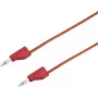 VOLTCRAFT mittausjohto [pistoke 4 mm - pistoke 4 mm] 2 m punainen MSB-300 (MSB-300-2-Rot)