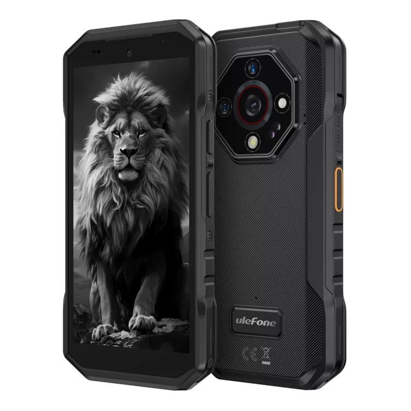 Ulefone Armor X32 Pro 5G älypuhelin, 5,65 tuumaa, 8 GB RAM, 256 GB, IP69K, Android 14, Future Black